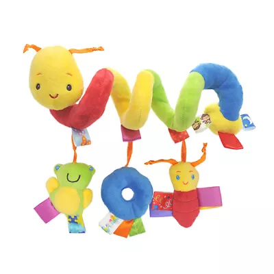 Baby Crib Hanging Rattles Toys Cartoon Spiral Stroller Toy Car Seat Toys Babies • $10.39