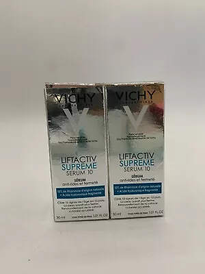 2x Vichy Liftactiv Supreme Serum 10 Anti-Wrinkle/Firming Serum 30ml EXPIRED • $32.95