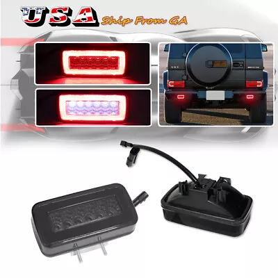 Smoked LED Rear Fog Reverse Lights For Mercedes Benz W463 G500 G550 G55 G63 AMG • $79.99