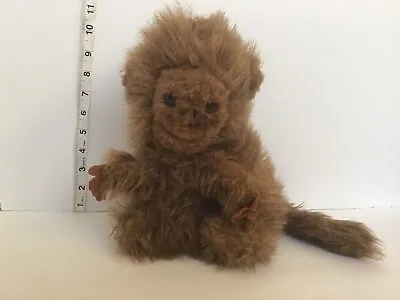 Monkey Ape Hand Puppet Plush Vintage 1980s Made In Korea Brown Stuffed Animal • $12.97