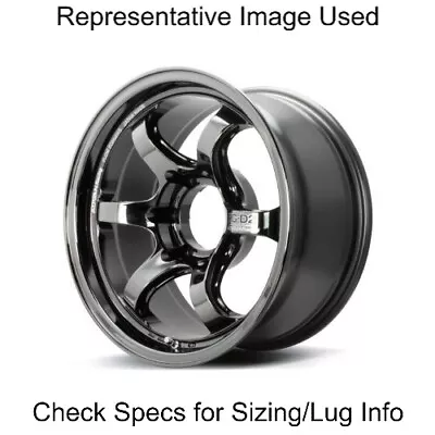 Advan YAT7H-10KSBK RG-D2 17 X8.5  Wheel 6x139.7 Bolt Pattern - Black Chrome NEW • $643.44