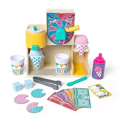 Melissa & Doug Fun At The Fair! Wooden Snow-Cone And Slushie Play Food Set • $26.99