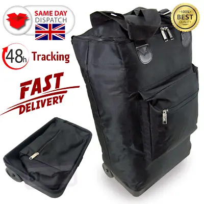 Compass 36l Cabin Travel Bag Wheeled Lightweight Suitcase Hand Luggage Trolley • £14.99