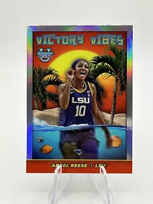2023-24 Bowman Best University Victory Vibes Refractor Angel Reese No. VV-11 • $14.99