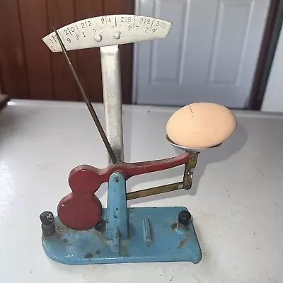 HARD TO FIND RARE Zenith Egg Grader Scale Cast Iron Base • $100