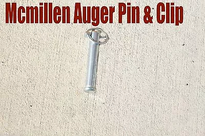 Mcmillen Auger Connector Pin & Clip For Skid Steer Augers Fits X Series Augers • $28.50