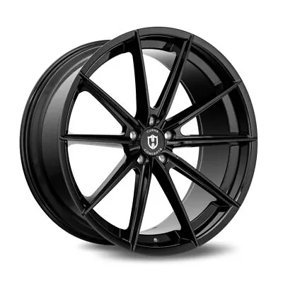 CURVA CFF46 Rim 19X8.5 5X120 Offset 35 Gloss Black (Quantity Of 1) • $270