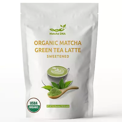 Sweetened Matcha Powder - Matcha Latte Mix - Unprocessed Perfect For Cafe Style • $13.50