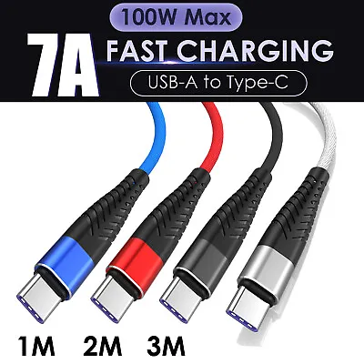 PD 100W Fast Charging USB Type C Cable Fast Charger For Huawei Samsung Oppo Vivo • $9.99