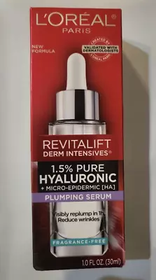 L'Oréal 1.5% Pure Hyaluronic Acid Serum - 1oz New • $14.90