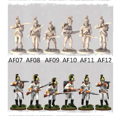 Napoleonic Austrian Infantry German Fusiliers - 3D Printed Figures • £4.50