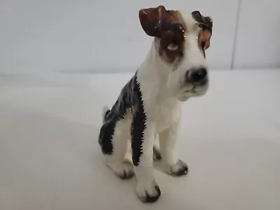 Vintage Schnauzer Terrier Tri-Colored 4  Male Dog Figurine Japan Hand Painted  • $0.99