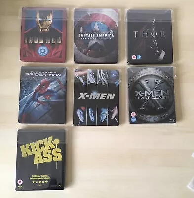 Superhero Steelbook Bundle DVD Blu Ray Marvel MCU • £55