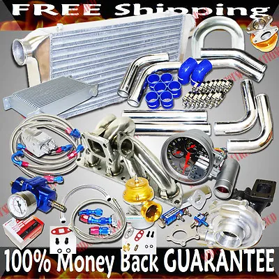 Turbo Kits T3/T4 Turbo For Mitsubishi EVO 8/Eclipse /DSM 1G 2G 4G63 Engine ONLY • $799