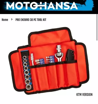 KTM / Motorcycle Roll-Up Tool Bag Organizer 6 Pouches Heavy-duty Water Resistant • $15