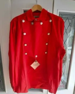 Mens Frontier Classics Bib Shirt Red Size M New With Tags • £33