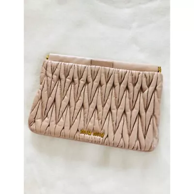 Miu Miu Clutch Bag - Authentic Designer Piece From Japan • $225.95