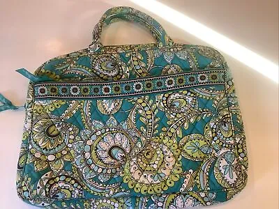 Gently Used~Vera Bradley Peacock Soft Shell Laptop Sleeve 11X15 • $16.50