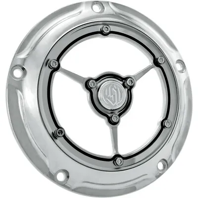 $289.95 • Buy Roland Sands RSD Chrome Clarity 5 Hole Derby Cover Harley Big Twin 99-14