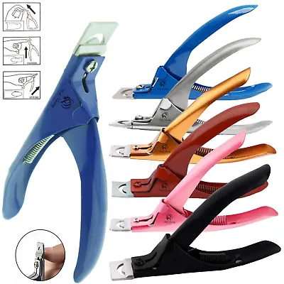 Professional False Nail Tip Cutter Clipper Slicer Nails Edge Salon Tip Trimmer • £1.89