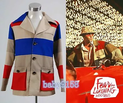 Fear And Loathing In Las Vegas Johnny Depp Jacket Costume Cosplay Custom Made • £46.32