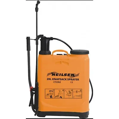 20L Knapsack Water Pressure Sprayer Portable Garden Pump Spray Heavy Duty Ct2352 • £25.99