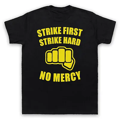 KARATE KID UNOFFICIAL NO MERCY 80's FILM BAD GUY SLOGAN MENS & WOMENS T-SHIRT • £17.99