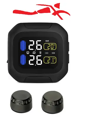 Sykik SRTP300 Motorcycle Wireless Tire Pressure Monitoring System  TPMS • $49.95