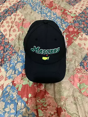 2024 Masters Golf Black Embroidered Performance Hat **new W/tag** • $59.99