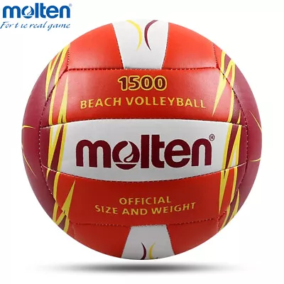 Molten Volleyball Ball # 5 Official PU Soft Touch Outdoor Game Ball V5B-1500 • $45.99