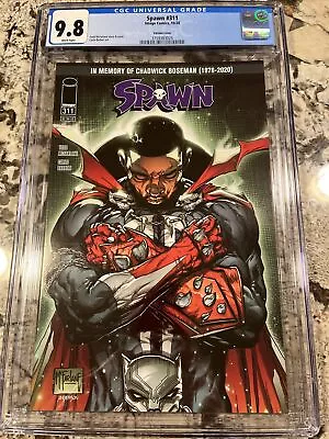 Spawn #311 CGC 9.8 Chadwick Boseman Cover 🔥🔥Todd McFarlane Cover Variant!🔥🔥 • $46