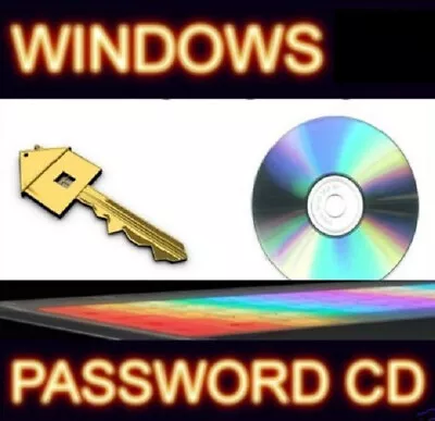 Password Recovery CD Disc For Windows Vista XP Windows 7 8 10 • $11.95