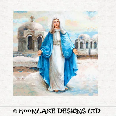 Religion- Virgin Mary- Fabric Craft Panels In 100% Cotton Or Polyester • £3.95