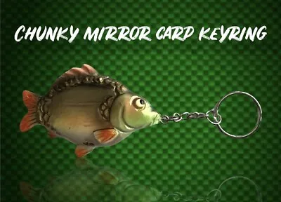 Carp Keyring Carp Fishing Mirror Carp Keyring. Anglers Keyring Fish Keyring. • £7.49