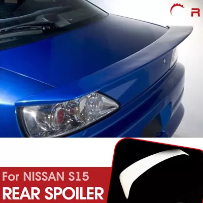 For Nissan Silvia S15 FRP DM Style Rear Ducktail Spoiler Wing Lip Add On Bodykit • $395.37