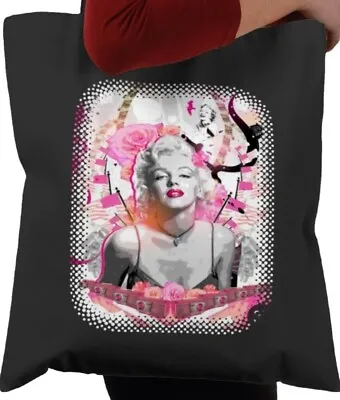 Marilyn Monroe Graphic Print Cotton Tote Bag Women Girls Gifts • £14.90