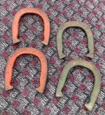 Official Diamond Duluth Double Ringer Vintage Horseshoes 2 1/2 Lbs Made In Usa • $35