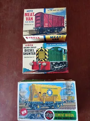 Airfix Plastic Kits X3 Railway Wagons Vintage • £6