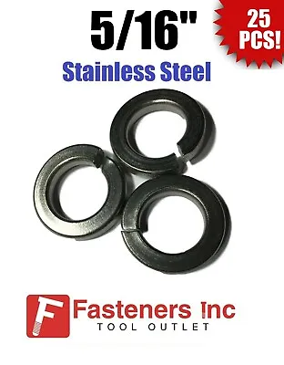 (Qty 25) 5/16  Stainless Steel Regular Split Lock Washers Type 18-8  • $6.99
