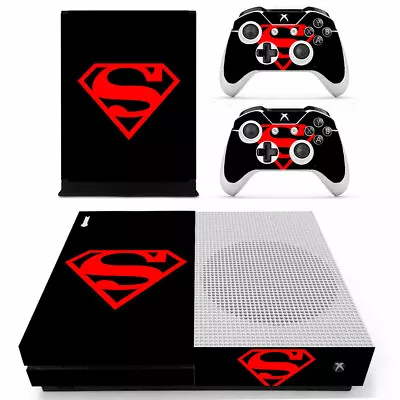 Xbox One S Console Skin Sticker Decal Superman + 2 Controller Skins • $16.95