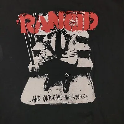Rancid And Out Come The Wolves Ladies T-shirt Size MEDIUM Machete 2006 Print • £21.72
