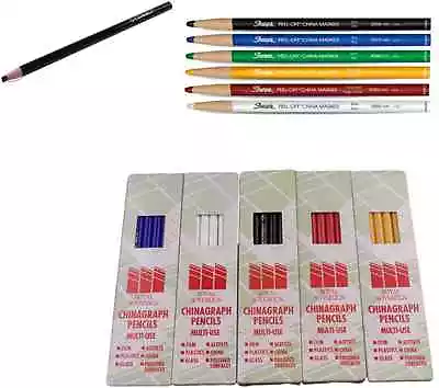 £2.90 • Buy Chinagraph China Markers Pencils Write On Plastic Glass Ceramic Glossy Surfaces