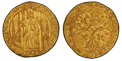 $9090.64 • Buy FRANCE Jean Il Le Bon (1350-64) AV Royal D'Or. PCGS MS63 Fr.-278; Duplessy 293A