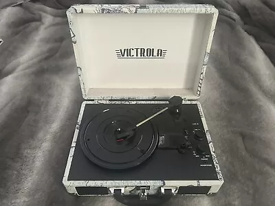 Victrola BT Suitcase Record Player With 3 Speed Turntable • $50