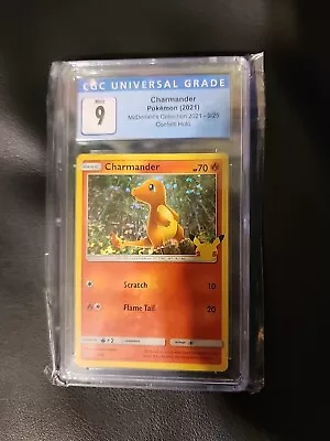 $24.99 • Buy Charmander CGC 9 Pokemon McDonald's 25th Anniversary Promo (9/25) Confetti Holo