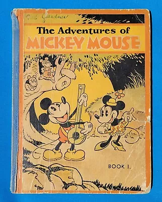 Rare 1st Edition 1931 - The Adventures Of Mickey Mouse : Book 1 David Mckay Co. • $99.99