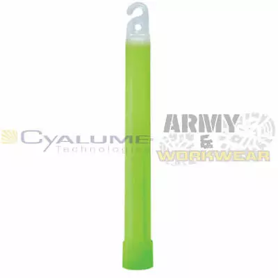 Cyalume Glow Sticks 12 Hour 6  Snaplight Green Lightstick Outdoors Military Work • $6.15