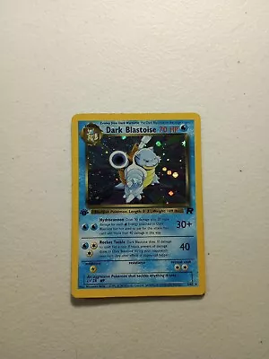 Pokémon Dark Blastoise 1st Edition 3/82 Team Rocket Holo Card WOTC 1999 • $0.99