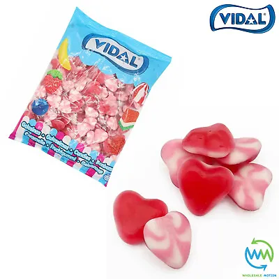 VIDAL FOAM HEARTS Sweets VALENTINES DAY Candy Love WEDDING Heart PICK N MIX UK • £3.49