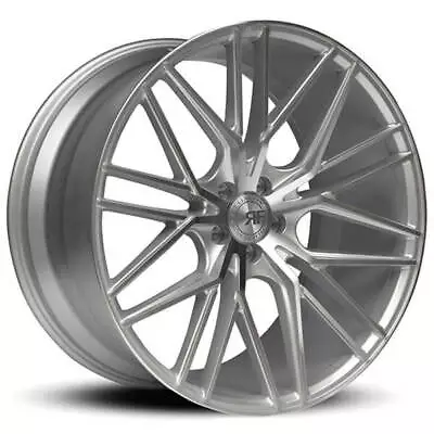 22  Staggered Road Force Wheels RF13 Silver Machined Rims And Tires Package • $2649